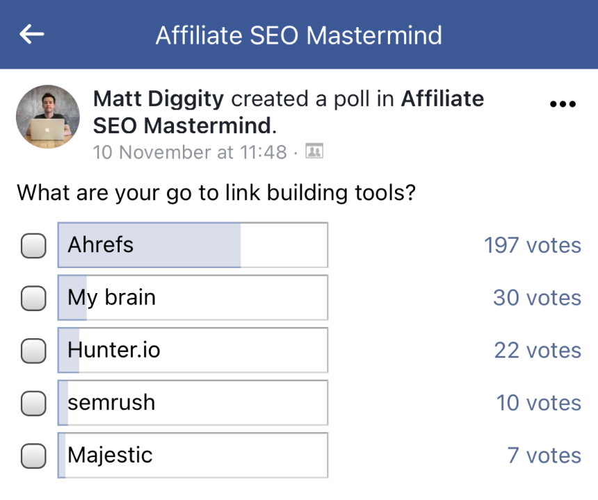 Affiliate seo mastermind screenshot